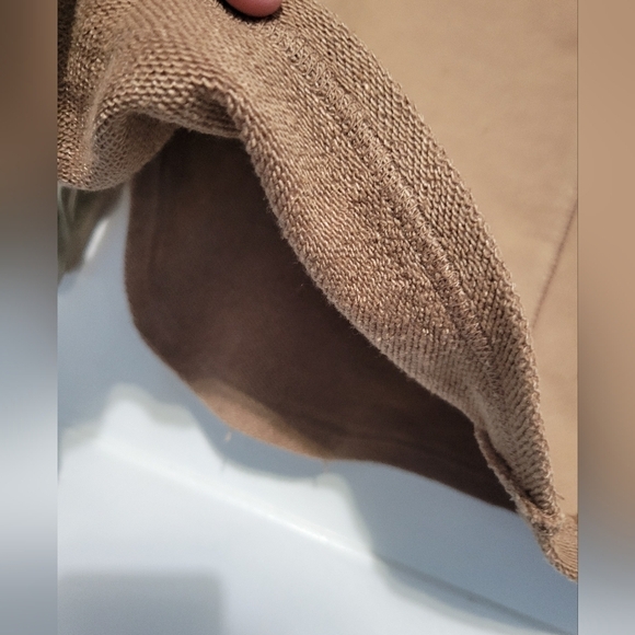 Sydney  V-neck Sweatshirt Pullover Brown Size Small - Picture 4 of 10